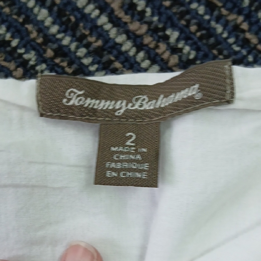 Tommy Bahama Two Palms 100% Linen Skirt Size 2 - Picture 6 of 8